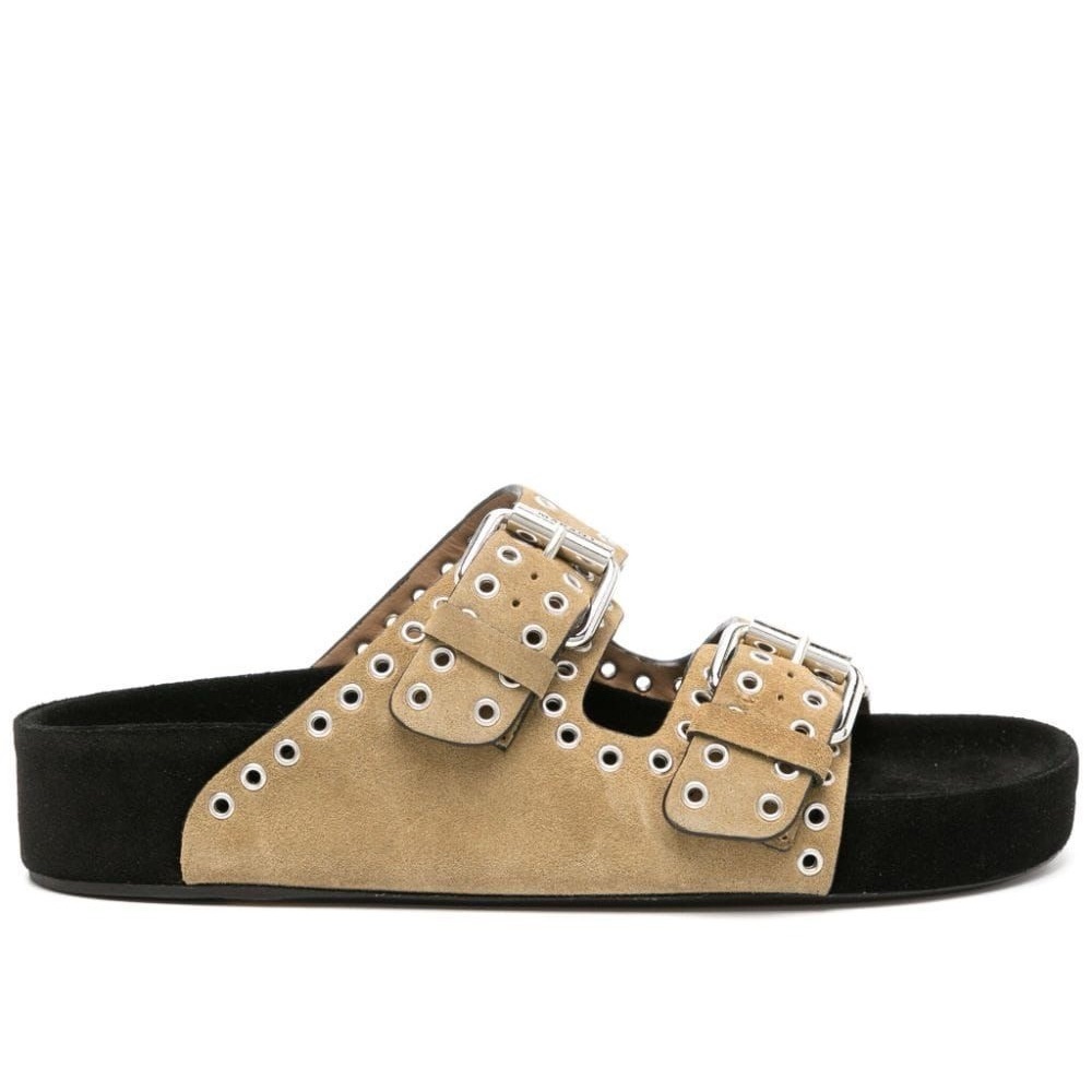 Isabel Marant Lennoyo Taupe Sandals GUC 39